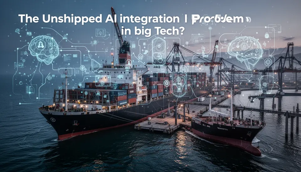 What is The Unshipped AI integration problem in big tech?