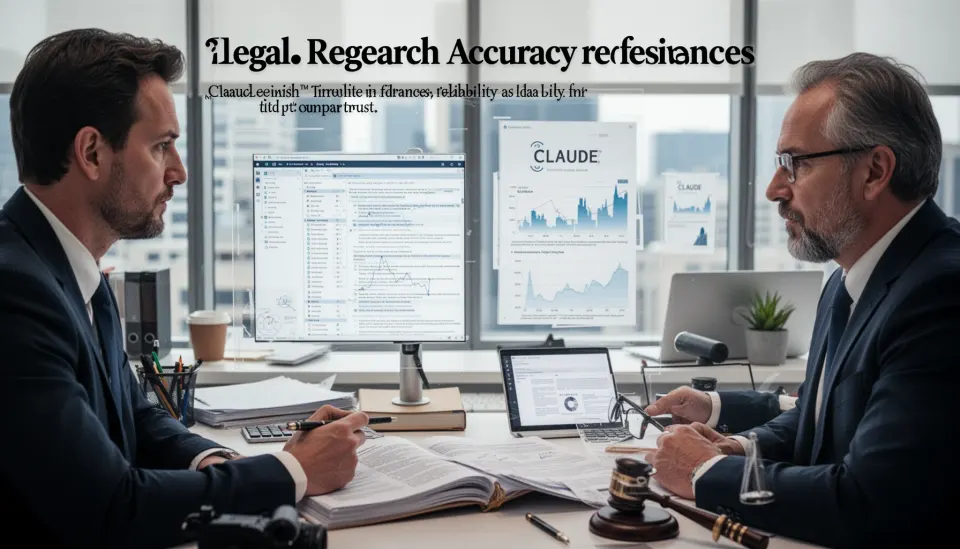 How does Claude legal research accuracy time references affect professional trust?