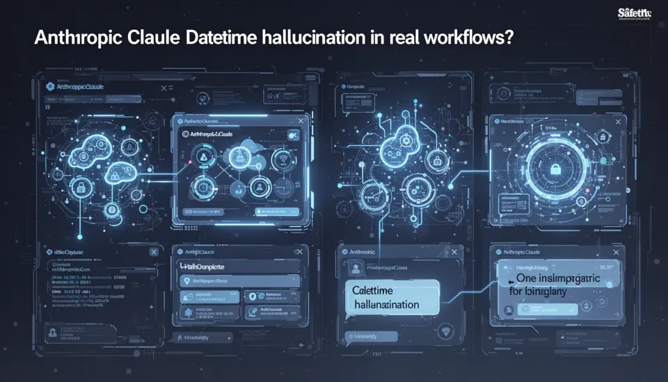 What causes the Anthropic Claude datetime hallucination in real workflows?