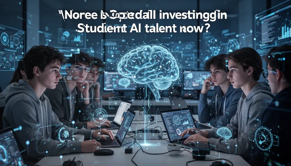 Why is OpenAI investing in student AI talent now?