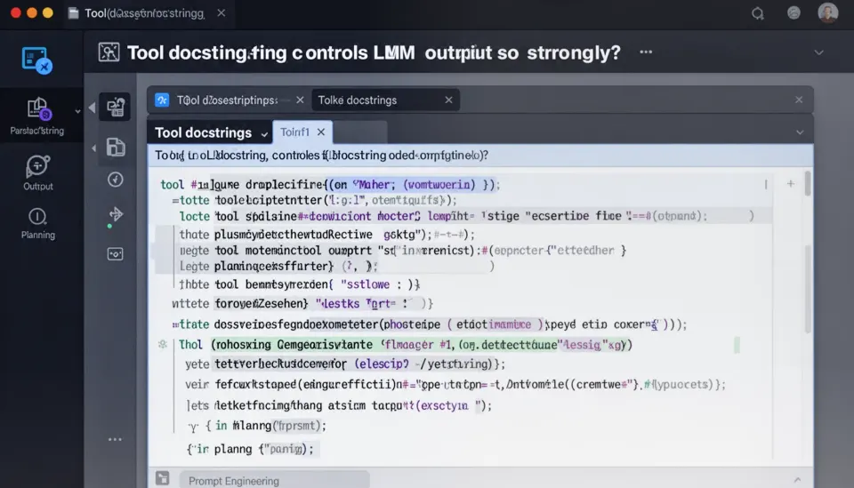 Why does tool docstring controls LLM output so strongly?