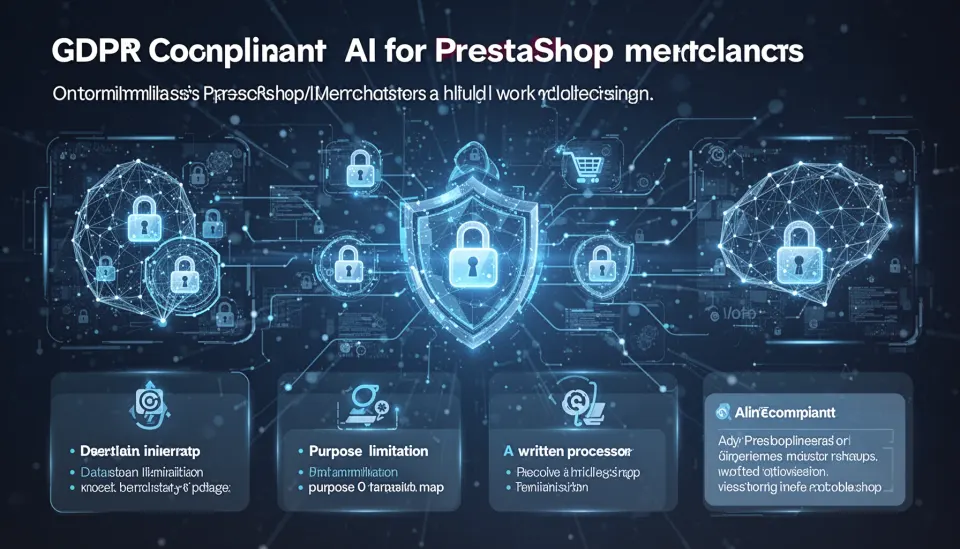 How GDPR compliant AI for PrestaShop merchants should work by design