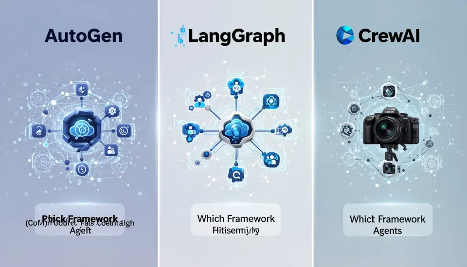 AutoGen vs LangGraph vs CrewAI: which framework fits which job?