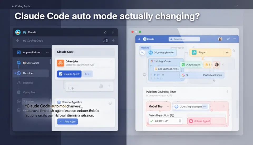 What is Claude Code auto mode actually changing?