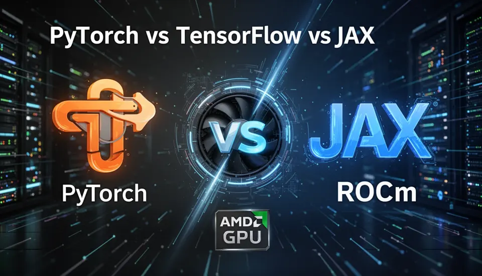 PyTorch vs TensorFlow vs JAX ROCm: which framework is best for AMD GPU deep learning?