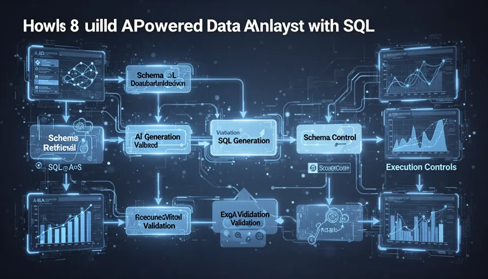 How to build AI powered data analyst with SQL that actually works