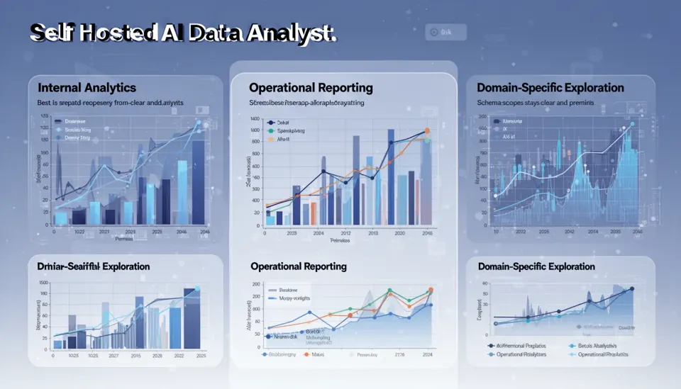 Which use cases fit a self hosted AI data analyst best