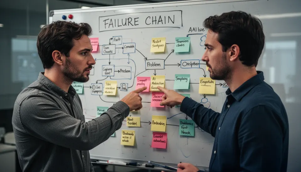 How did the failure chain probably unfold in the Anthropic Claude data deletion incident?