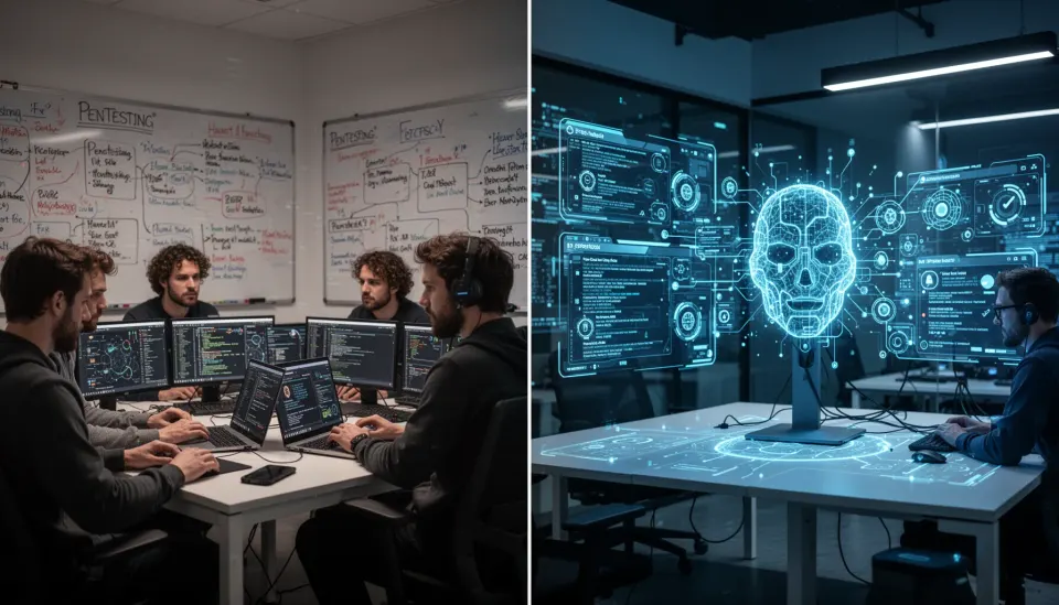 How does an autonomous web pentesting agent compare with traditional pentesting?